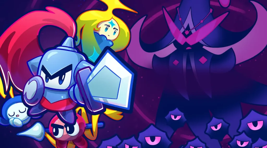 showing main character of knightica game.