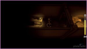 The inky heart on the safehouse wall that unlocks the Projectionist level.