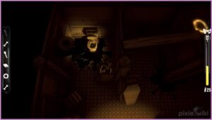 The completed dance step chart in the safehouse.
