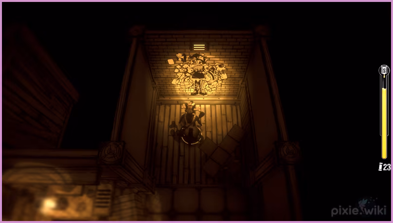 The collected Safehouse Scraps assembled next to the stove in the safehouse.