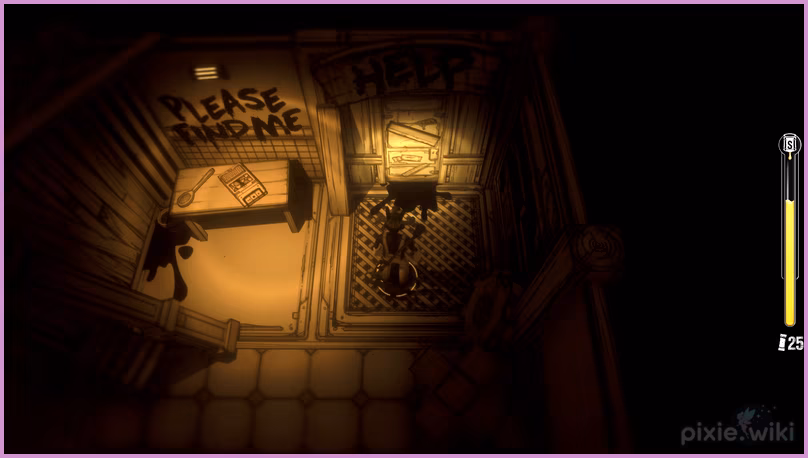 The player inside the Alice Angel level.