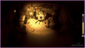 The ritual setup in the safehouse restroom.